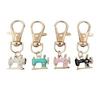 Mini Sewing Machine Keychains - a Stitch of Memory & Meaning, Metal Novelty Sewing Machine Key Chains, Unique Vintage Keyring, Mini Pendants for Women Girls Handbag Bag Charms Gifts(#A)