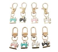 Mini Sewing Machine Keychains, Retro Tiny Sewing Machines Pendants, Mini Black Sewin Machines Charms Retro, Keychains for Women (A+B)