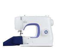 Mini Sewing Machine with 23 Stitch Options, Quick Needle Threading, Upper Thread Tension Adjustment, Penetrates 8 Layers of Denim, Ideal for Beginners