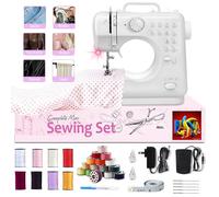 Mini Sewing Machine with Upgrade Extension Table, Portable Adjustable 2-Speed (609 Heavy Pro Sew)