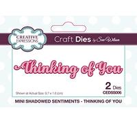 Mini Shadowed Sentiments - Thinking of You - Cutting Dies