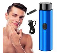 Mini Shaver - Compact Beard Trimmer, Electric Travel Shaver | USB Cordless Shaving Tool, Waterproof Washable Blade Design for Grooming on the Go and Hair Removal Needs