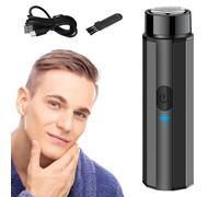 Mini Shaver - Compact USB Razor, Portable Beard Trimmer Device | Waterproof Electric Facial Grooming Tool With Quiet Motor, Ideal for Travel Touchups Daily Shaving Pocket Use Outdoor Conveni