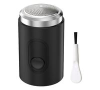 Mini Shaver for Men,Mini Portable Electric Shaver,Portable Waterproof Electric Shavers,Waterproof,Compact,Highly Effective,for Home and Travel,with 1 Cleaning Brush (Black)