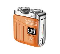 Mini Shaver, Luggage Shaver, Rechargeable Shavers for Men, Portable, Smart, USB Rechargeable Long Lasting for Home Travel (Orange) 09
