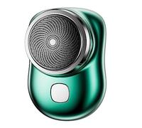 Mini Shaver Portable Electric Shaver, 2023 new upgrade powerful storm shaver for men, Rechargeable USB Electric Shaver, Wet Dry Storm Shaver (Color : Green)