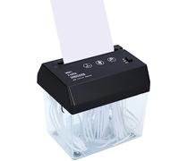 Mini Shredder USB Electric A6 Paper Shredder Portable Efficient File Bill Straight Cutting Tool Office Supplies for Staff White Collar Teacher