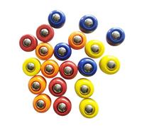 Mini Shuffleboard Pucks Board Game Rolling Balls for Kids Adults Home Family 20Pcs 2.5x1.56cm, 20 pcs 2.5x1.56cm