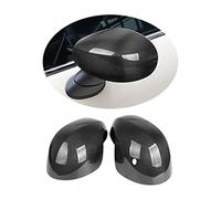 MINI Side Wing Mirror Cover, Carbon Pattern Mirror Caps Cover for Mini Cooper One/D/SD/S/JCW F Series F54 F55 F56 F57 F60 2020-2022(Carbon Pattern, F Series With Light Hole)