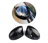 MINI Side Wing Mirror Cover, Union Jack Mirror Caps Cover for Mini Cooper One/D/SD/S/JCW F Series F54 F55 F56 F57 F60 2014-2019.6(Black UK, F Series With Light Hole)
