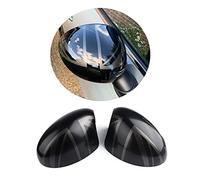 MINI Side Wing Mirror Cover, Union Jack Mirror Caps Cover for Mini Cooper One/S/JCW R Series R55 R56 R57 R58 R59 R60 R61(Black UK, for R Series Electric folding mirrors)