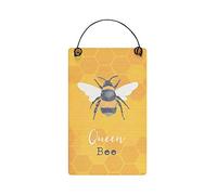Something Different DP_38230 Mini Sign | Queen Bee | H:10cm X W:5cm X D:0.3cm | Pack of 1, yellow