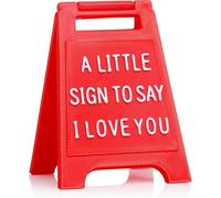 Mini Sign Valentine's Decoration Anniversary Present - Romantic I Love You Sign - Fun Boyfriend - Cute Birthday, Christmas, Wedding Gift for Girlfriend, Wife, Fiancee