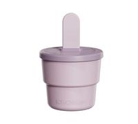 Mini Silicone Popsicle Mold, DIY Ice Pop Mold with Colorful Plastic Sticks, Popsicle Makers Lollipop and Ice Cream Mould, Non-Stick Ice Cube Trays Homemade Ice Food Grade (Purple)