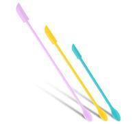 Mini Silicone Spatula Spatula Set Makeup Spatula Mini Spatula Small Silicone Spatulas Suitable for Jam Jar Narrow Can Cosmetics and Thin Bottles