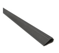 Mini Silicone Teardrop Door Seals, Black, 7.5 metre Coil, Perimeter Seal for Frame Head & Sides