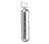 Mini Silver Cigarette Case, Perfect for Men and Women, Featuring a Unique Round Design and Convenient Pocket Size