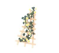 Mini Simulation Flower Strips and Vines Micro Landscape Dollhouse Accessories 1:12 Dollhouse Miniature Model Mini Garden Scene Fringe Flower Vine