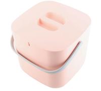 Mini Sink Dishwasher Portable Auto Shutdown Efficient USB Dish Washing Machine for Home Kitchen (Pink Bucket)