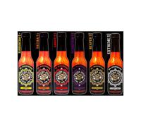 Mini Six Gift Pack of Hot Chilli Sauce - 6 x 59ml Bottles Psycho Juice Black 6 Pack