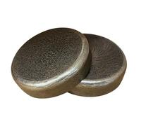 Mini Size Hand-Forged Bronze BottomRim Gong -1pce,Traditional Chinese Percussion Instrument for Outdoor Games, Mischief, Music & Dance(15cm)