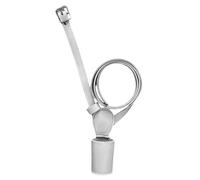 Mini Size Leather Flag Pole Holder Cross Belt for Kids, Adjustable Parade Belt, Brown, White & Black, Children’s Honour Guard Ceremonial Flag Carrier Strap for Marching or Events (White)