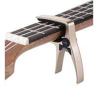 Mini Size Professional 4 String Guitar Capo, Ukulele Capo (GOLD)
