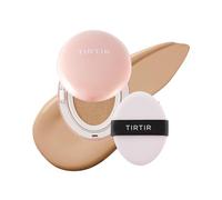 [*Mini Size*] TIRTIR Mask Fit All Cover Pink Cushion | Korean Cushion Foundation, (#25N Mocha, 0.15 Fl Oz)