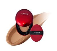 [*Mini Size*] TIRTIR Mask Fit Red Cushion Foundation | Japan's No.1 Choice for Glass skin, Long-Lasting, Lightweight, Buildable Coverage, Semi-Matte (37C Almond, 4.5g (Pack of 1))