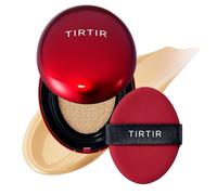 [*Mini Size*] TIRTIR Mask Fit Red Cushion Foundation | Full coverage, Weightless, Skin fit, Satin Glow Finish, Korean Makeup, beauty, Tattoo cover up, Buildable (#22W Sheer Beige, 0.15 Fl Oz)