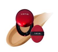 [*Mini Size*] TIRTIR Mask Fit Red Cushion Foundation | Japan's No.1 Choice for Glass skin, Long-Lasting, Lightweight, Buildable Coverage, Semi-Matte (30N Rich Honey, 4.5g (Pack of 1))