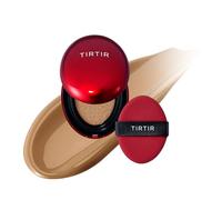 [*Mini Size*] TIRTIR Mask Fit Red Cushion Foundation | Japan's No.1 Choice for Glass skin, Long-Lasting, Lightweight, Buildable Coverage, Semi-Matte (35N Walnut, 4.5g (Pack of 1))