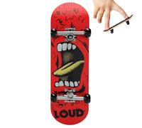 Mini Skateboard Toys, 9.9 X 2.9 X 2.2cm Maple Board Alloy Finger Skateboard, Mini Scooter Finger Board, Light Weight And Portable Improve Teens' Fingers Coordination, Focus On Attention And Reduce Pre