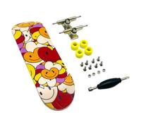 Mini Skateboard Toys - Creative Maple Wood Fingertip Skateboard, Double Barbell with Wheels with Bearings | Funny Sports Toy with Fingers for Boys and Girls