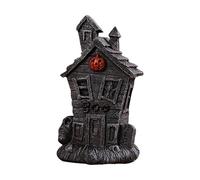 Mini Skeleton Pumpkin Head Ornament - Halloween Decor (11.5x8.5x5.5cm) - Spooky Escape Room & Party Decoration