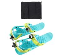 Mini Ski Skates Adjustable Skiboards Attach to Ski Boots for Children | Portable mini ski shoes with adjustable fixing device attach to winter shoes for downhill slopes and snowpark use