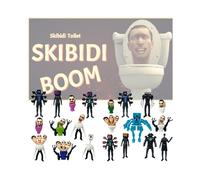Mini Skibidi Toilet Man Pvc Figure Model Toy Battle Game Desk Decor Fans Gifts