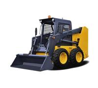 Mini Skid Steer Loader Earth-Moving Skid Steer Loader New Condition for Sale Wheel Loader Mini Engine &Attachments for Farm Gardin Construction Digging, Bull-dozing, Drilling, Augering