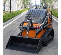 Mini Skid Steer Loader with Multi-Tool Compatibility - Designed for Efficient Work in Landscaping, Snow Clearing, Construction, and Farming Tasks