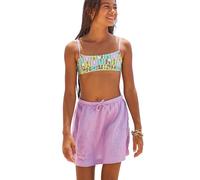 Roxy Over The Waves Mini - Girls 4-16 Purple Elasticated Skirt