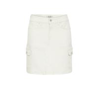 Mini skirt woman Ichi Ziggy SK4 Blanc 40