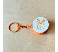 Mini Sliding Pill Box with Keychain Capsule Cross Symbols Portable Plastic Medicine Case Pill Holder Daily Use Emergencies