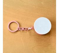 Mini Sliding Pill Box with Keychain Capsule Cross Symbols Portable Plastic Medicine Case Pill Holder Daily Use Emergencies