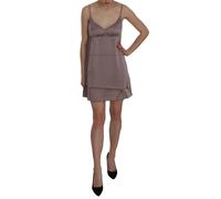 Mini Slip Dress Vneck Sleeveless- Purple Dresses PINK MEMORIES Purple 42