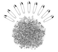 Mini Sliver Heavy Duty Strong Safety Pins Assorted Invisible - 1000 Small Safety Pins For Clothes, Craft Sewing Accessories
