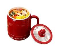 Mini Slow Cooker 6-in-1 800ml Ceramic Ergonomic Handle Heat Insulation