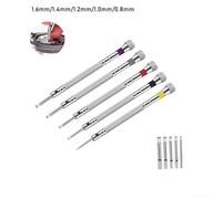 Mini Small Slotted Screwdrivers 5pc Set for Watches and Mobile Devices