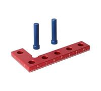 Mini Small Square Center Finder Tool 90 Degree Precision Machinist Quick Measuring Square Edge Marking Center Finder Woodworking Scriber Measuring Ruler (Imperial)