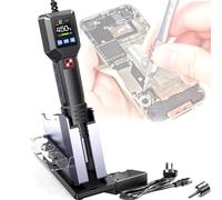Mini Smart Soldering Heat Gun with LED Digital Display, Adjustable Temperature and Air Speed for DIY Welding and Repair