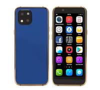 Mini Smartphone 4G 6.0, 3.5 Inch 3GB RAM 32GB ROM Quad Core Dual SIM Tiny Mobile Phone with Face ID, Wifi, 8MP Camera, Pocket Kids Cellphone for Seniors (Blue)